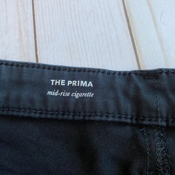 AG The Prima Mid-Rise Cigarette Black Jeans - Picture 4 of 5